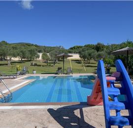 4 bedroom villa with pool, Chalikounas, sleeps 8